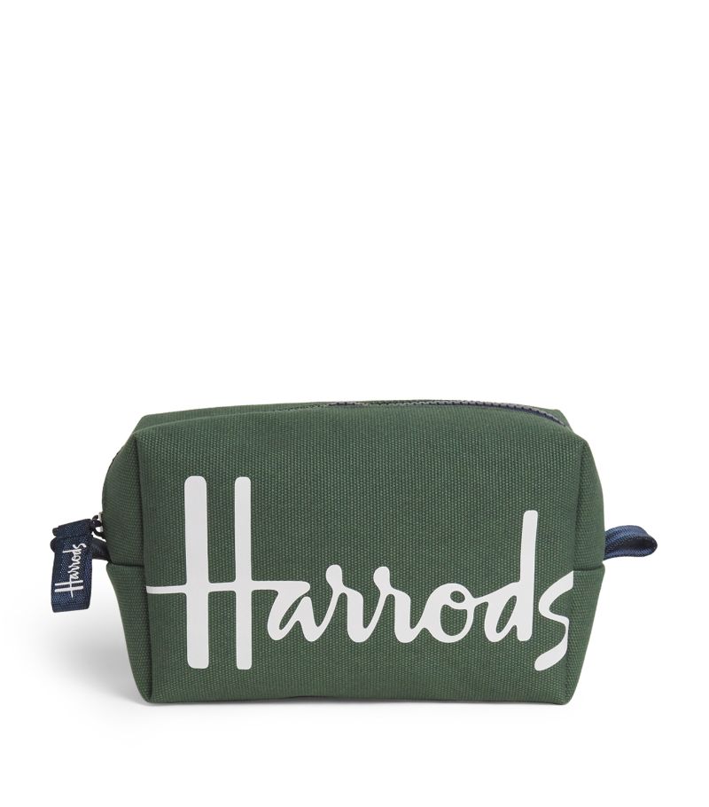 Harrods Harrods Cotton Logo Cosmetics Bag