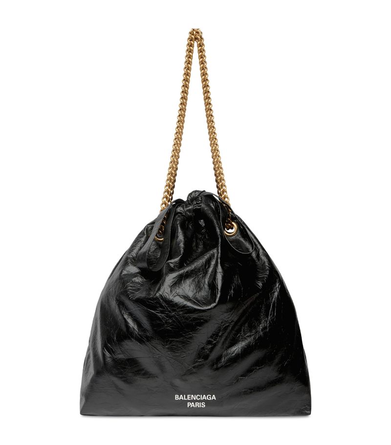 Balenciaga Balenciaga Medium Leather Crush Tote Bag