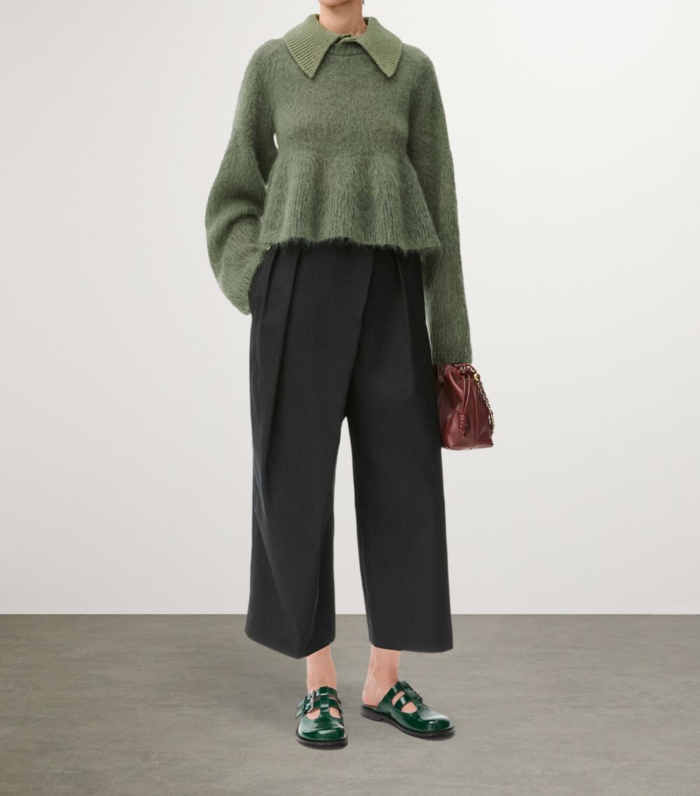 Loewe Loewe Mohair-Blend Polo Sweater