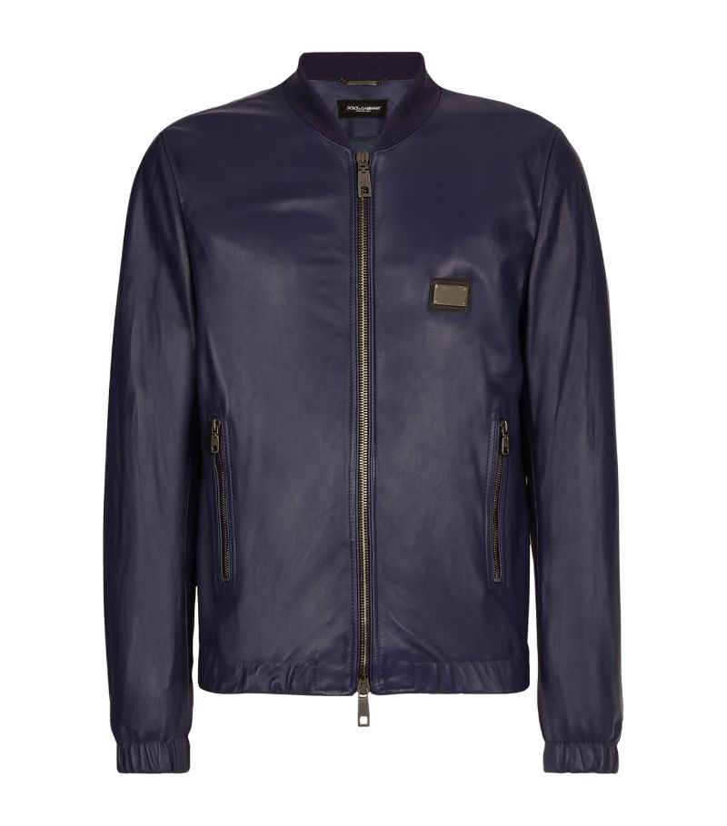 Dolce & Gabbana Dolce & Gabbana Leather Blouson Jacket