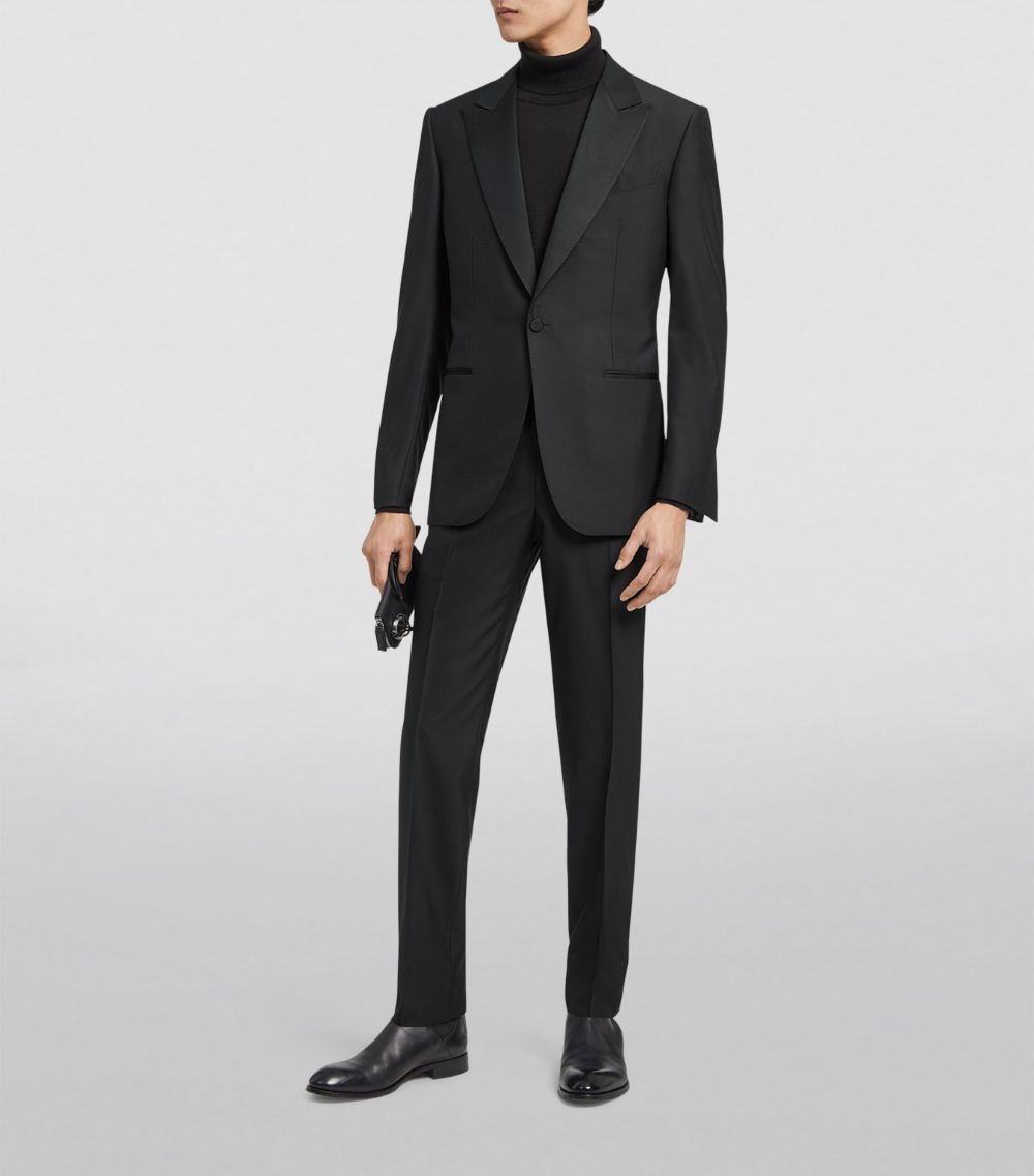 zegna Zegna Trofeo 600 Wool-Silk Evening 2-Piece Suit