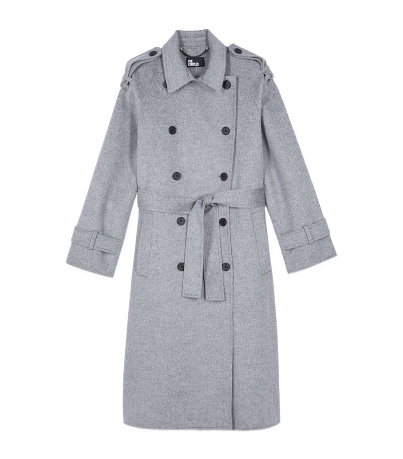 The Kooples The Kooples Wool-Blend Trench Coat