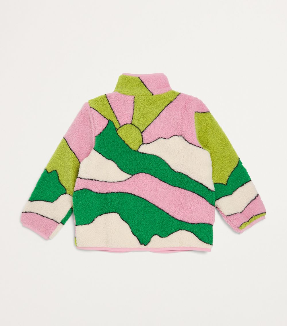 Stella McCartney Kids Stella Mccartney Kids Desert Landscape Fleece Jacket (3-14+ Years)