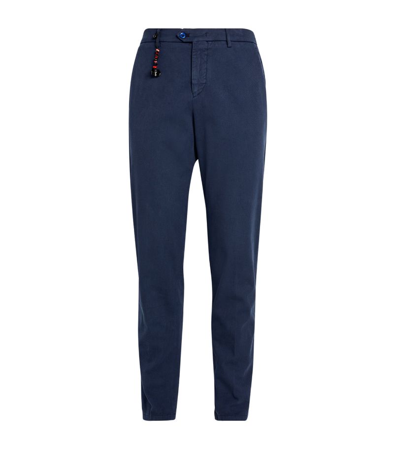 Marco Pescarolo Marco Pescarolo Cotton-Silk Slim Trousers