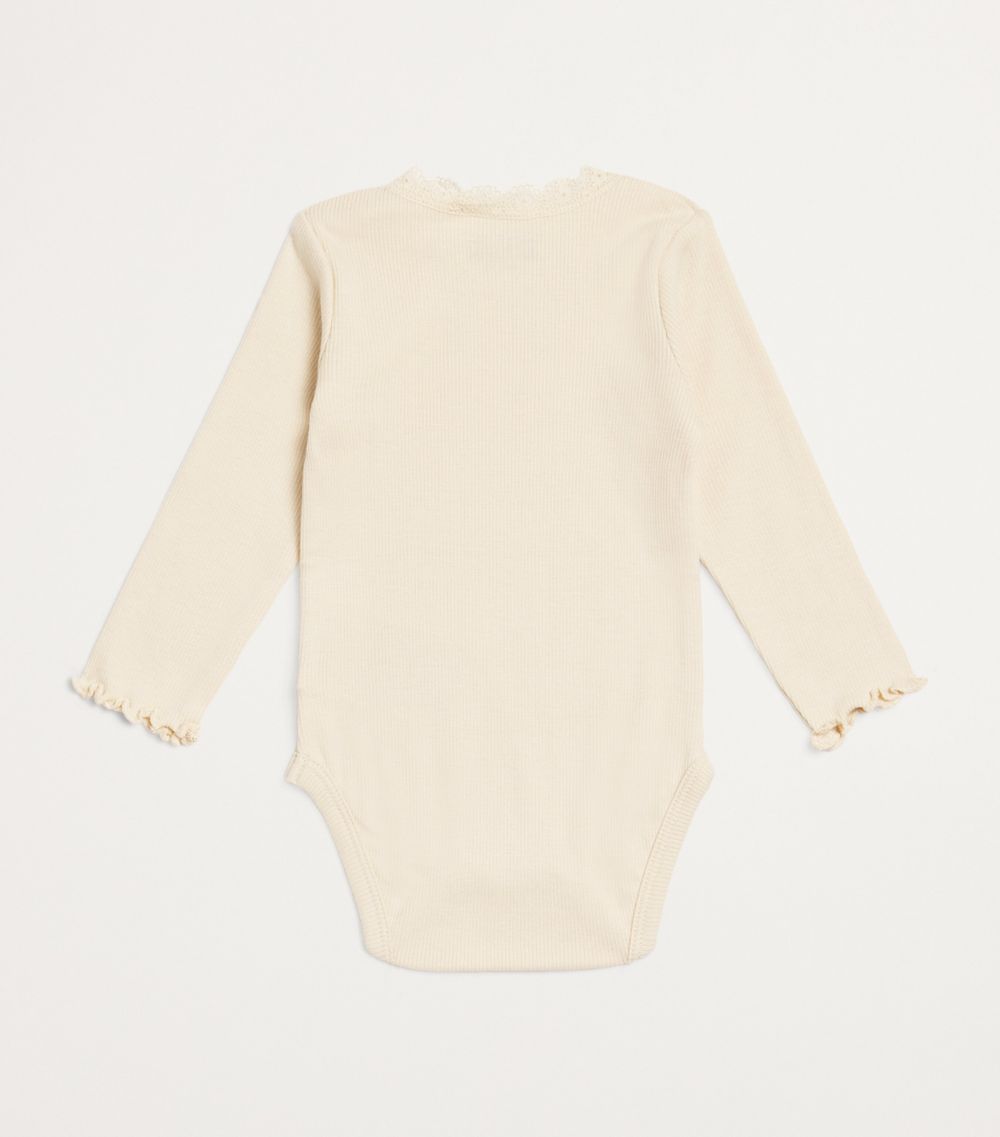  Huttelihut Long-Sleeve Ribbed Bodysuit