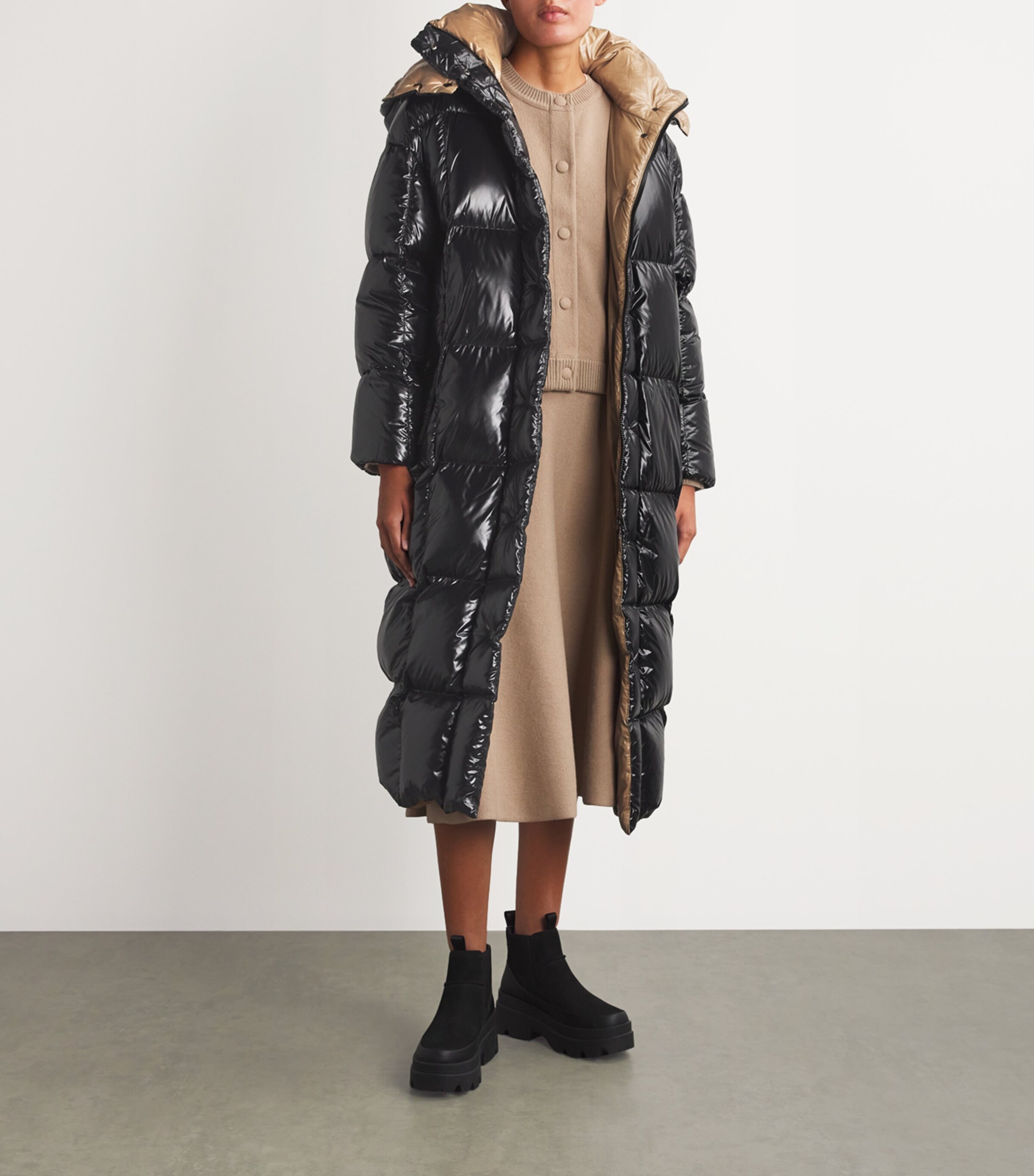 Moncler Moncler Down Parnaiba Longline Coat