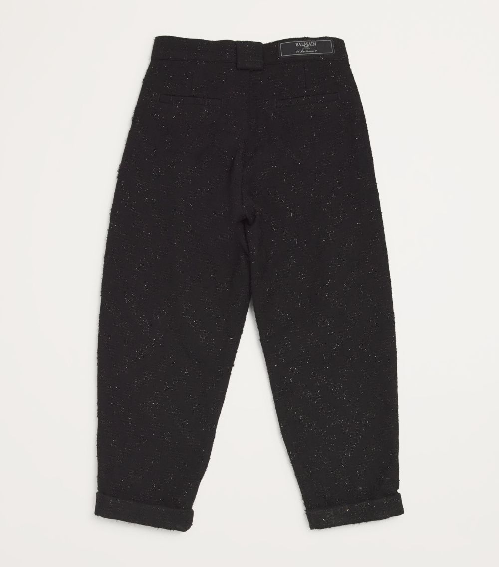 Balmain Balmain Kids Metallic Tailored Trousers (4-14 Years)