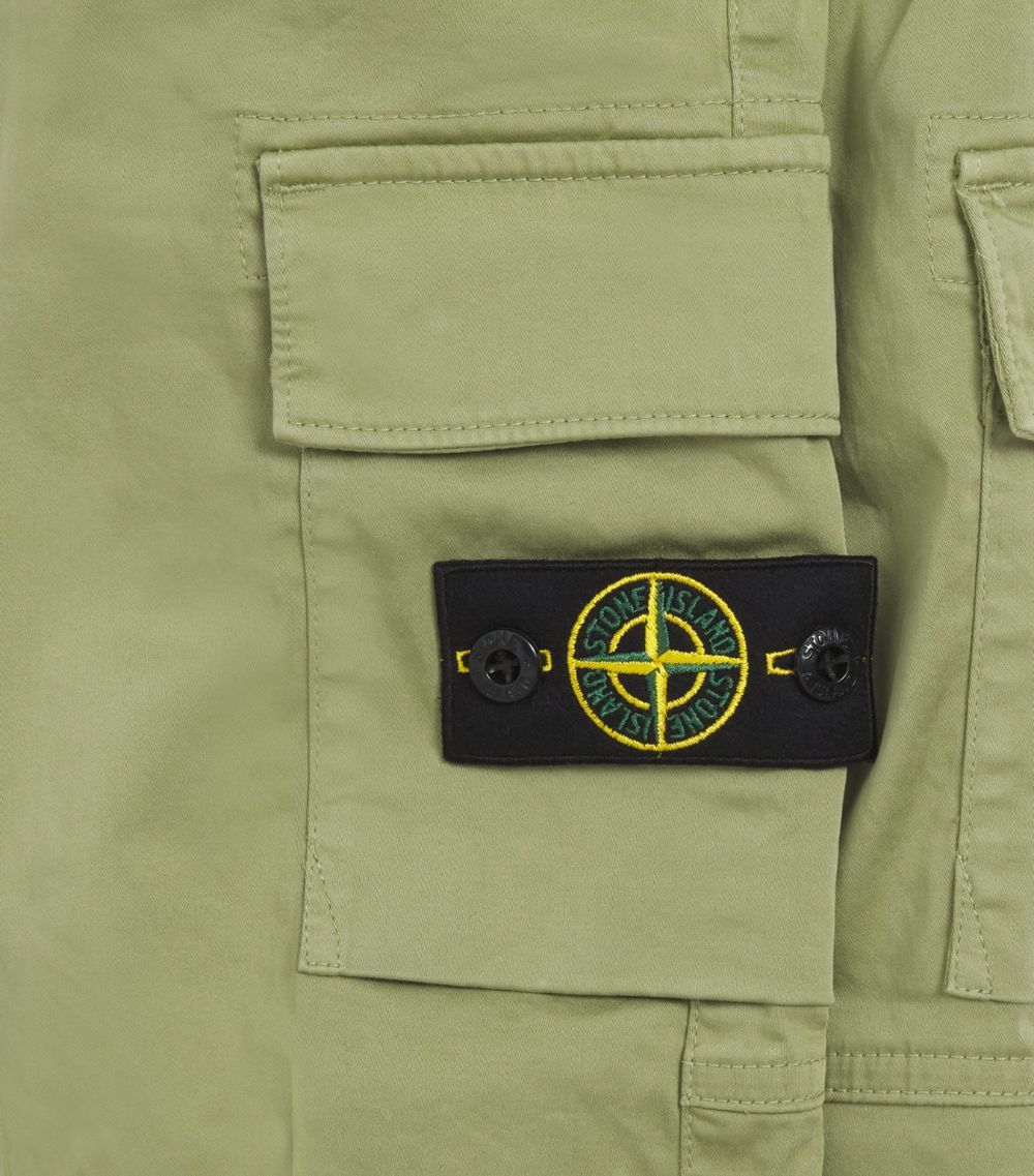 Stone Island Junior Stone Island Junior Logo Cargo Trousers (6-14 Years)