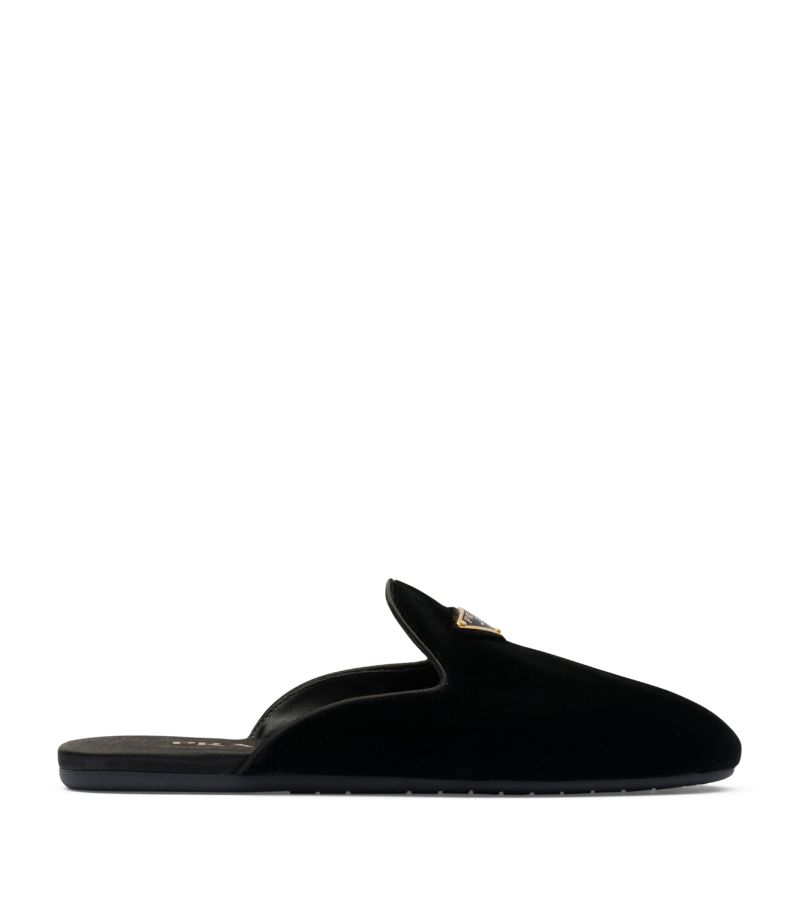 Prada Prada Velvet Mules