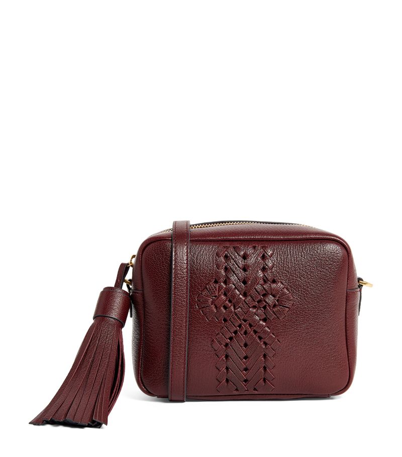 Anya Hindmarch Anya Hindmarch Leather Neeson Tassel Cross-Body Bag