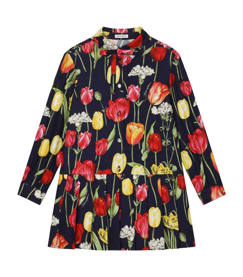 Dolce & Gabbana Dolce & Gabbana Kids Tulip Print Dress (8-12 Years)