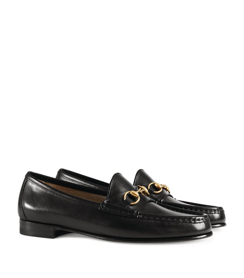 Gucci Gucci Leather Horsebit Loafers