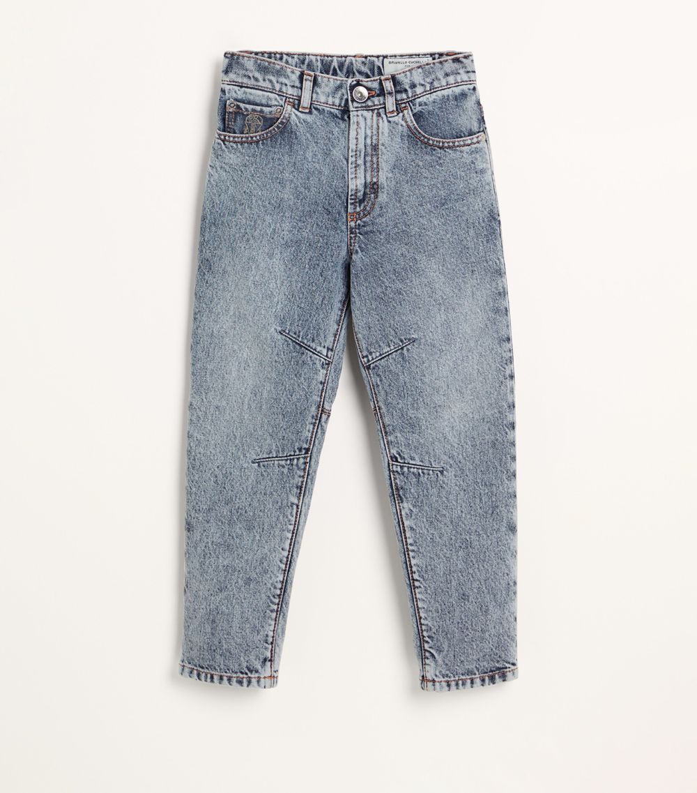 Brunello Cucinelli Kids Brunello Cucinelli Kids Cotton Jeans (4-12+ Years)