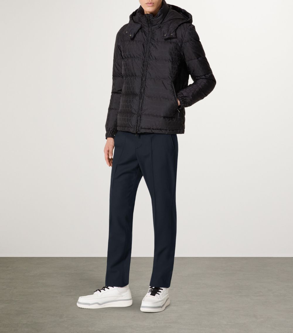 Valentino Valentino Down-Filled Toile Iconographe Puffer Jacket