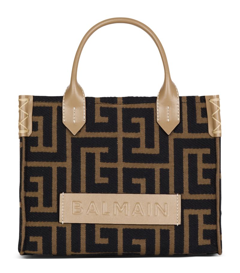 Balmain Balmain Small Monogram B-Army Tote Bag