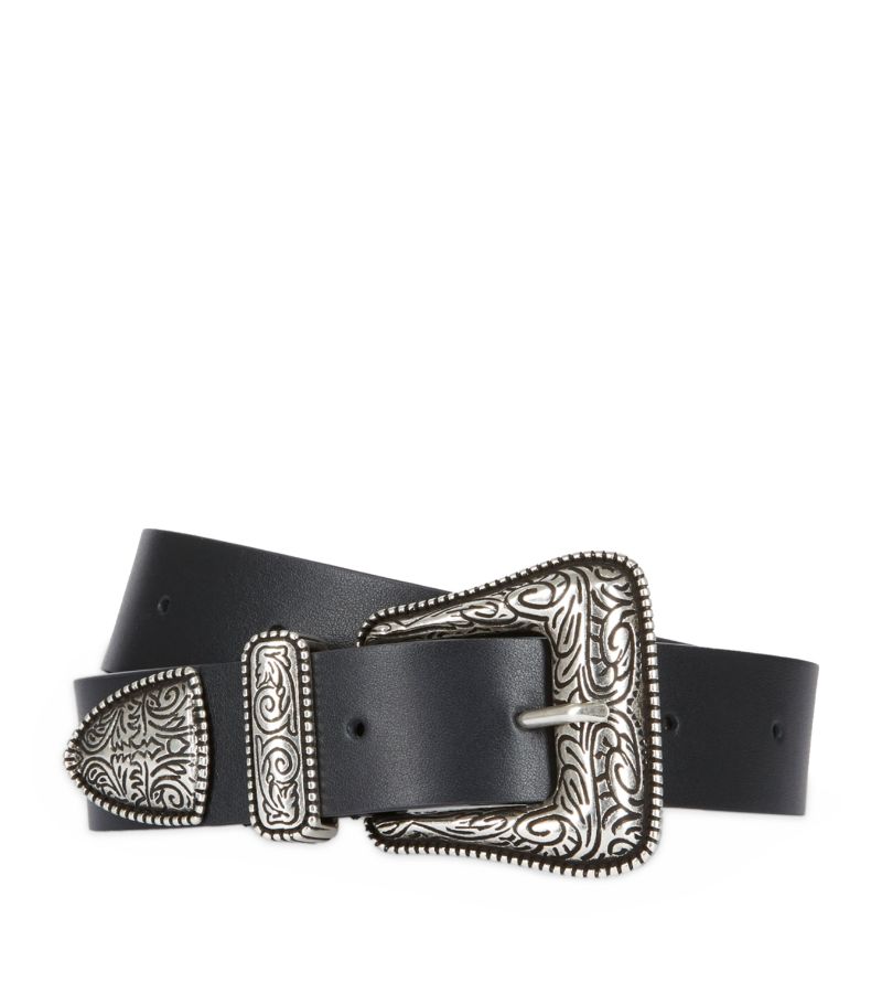 The Kooples The Kooples Wide Leather Belt