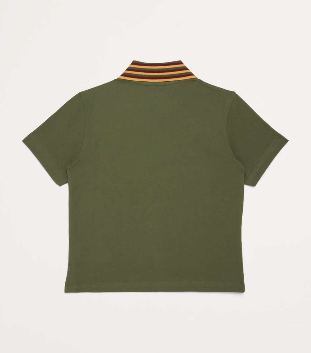  Etro Kids Striped-Collar Polo Shirt (4-16 Years)