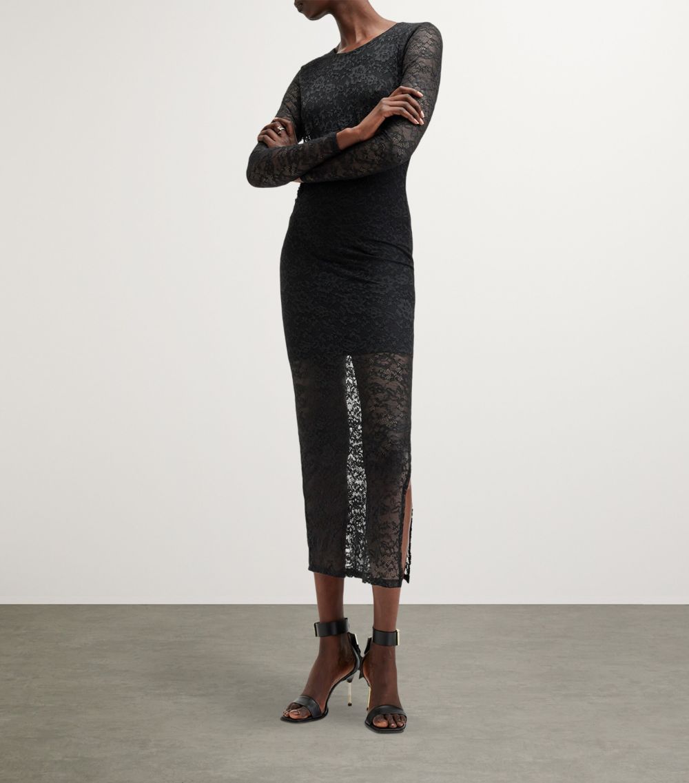 Allsaints Allsaints Lace Edana Midi Dress