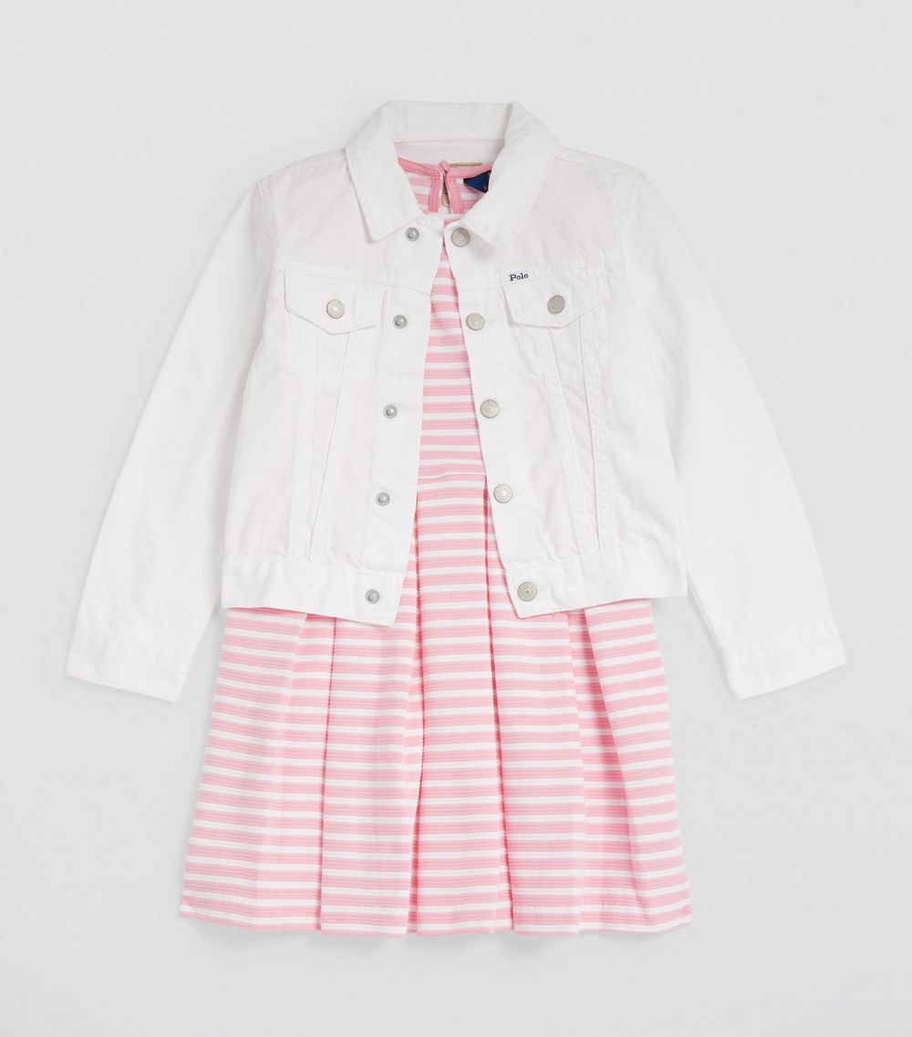 Ralph Lauren Kids Ralph Lauren Kids Striped Ruffle-Skirt Dress (2-6 Years)