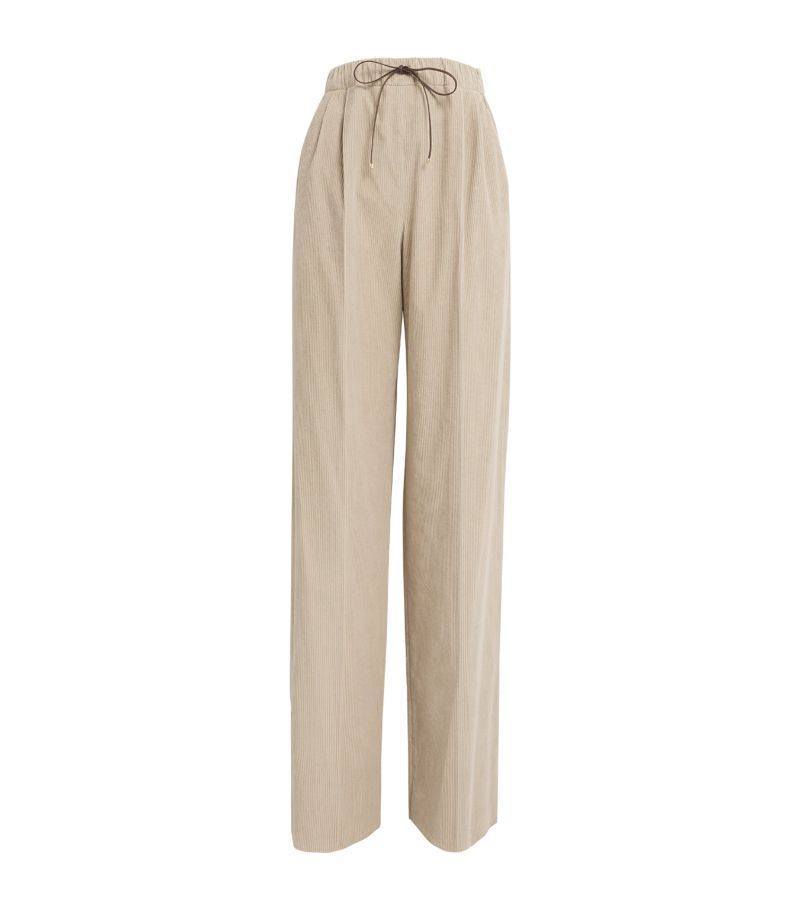 Max Mara Max Mara Corduroy Drawstring Trousers