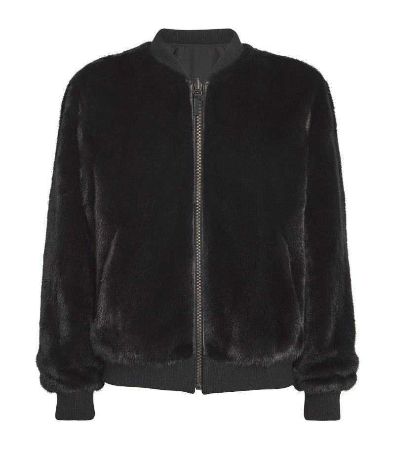 Yves Salomon Yves Salomon Mink Reversible Bomber Jacket