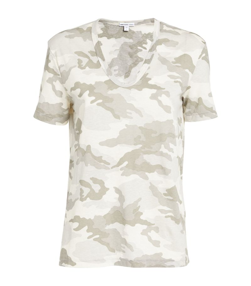 James Perse James Perse Camouflage Clear T-Shirt