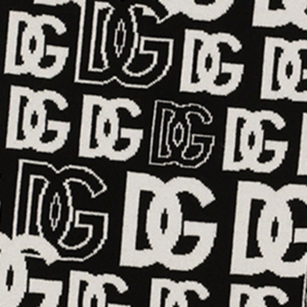 Dolce & Gabbana Dolce & Gabbana Cashmere Dg Logo Scarf