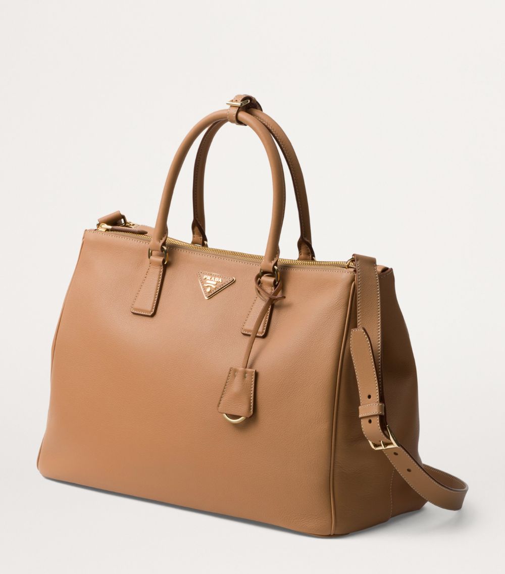 Prada Prada Extra Large Leather Galleria Top-Handle Bag