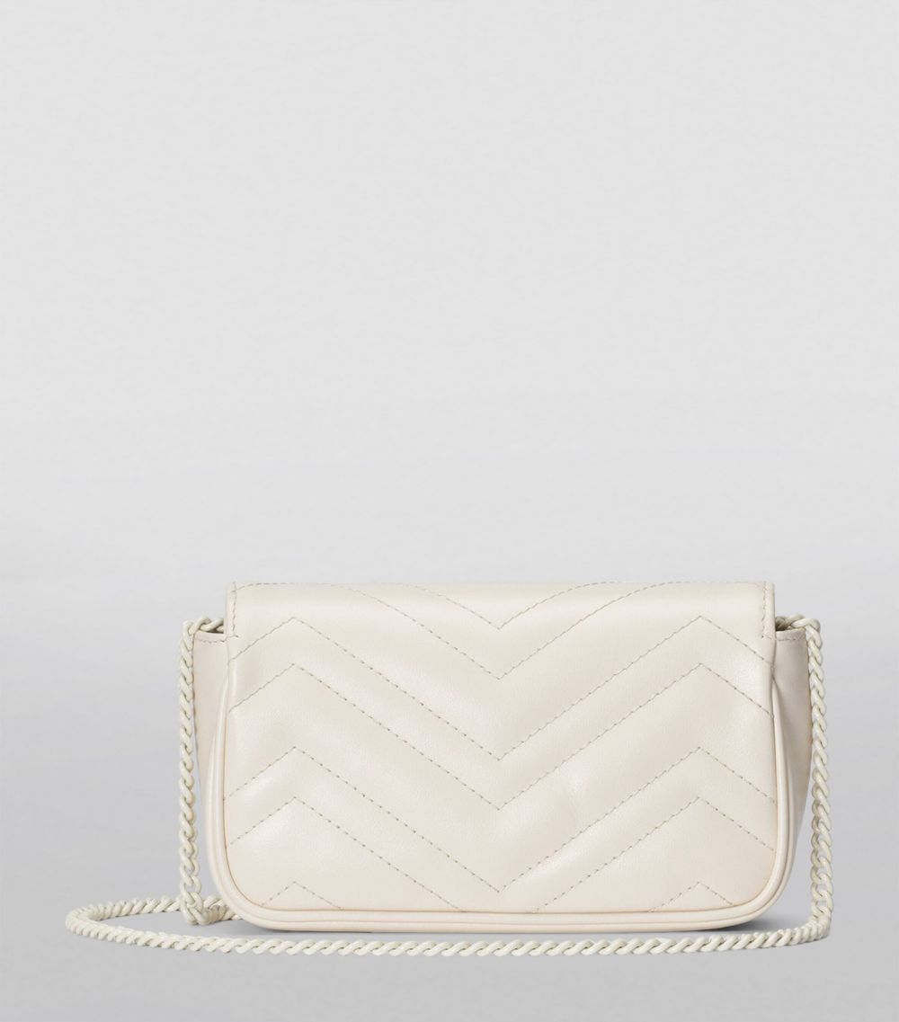 Gucci Gucci Super Mini Leather Marmont Shoulder Bag