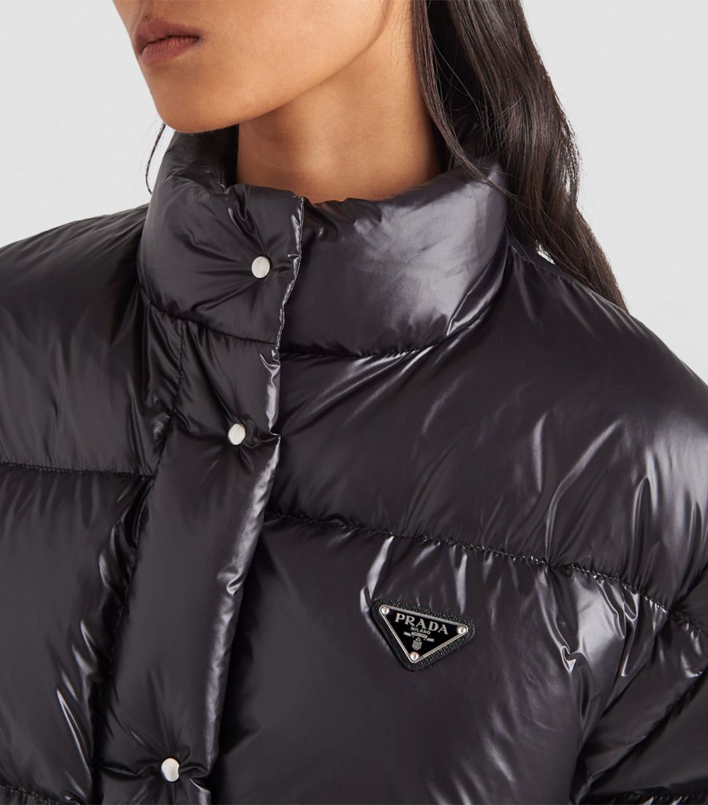 Prada Prada Crop Re-Nylon Puffer Jacket