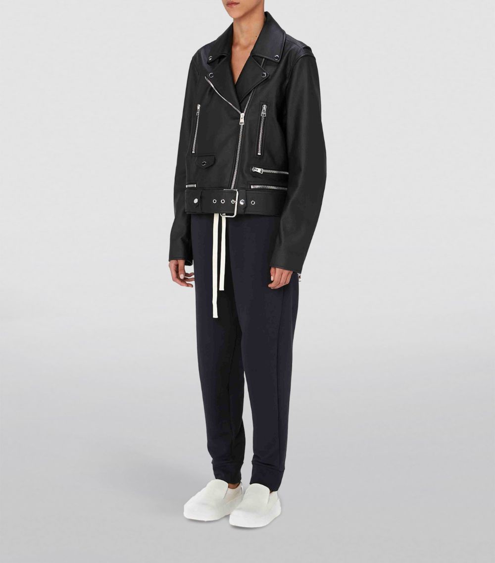 Jw Anderson Jw Anderson Belted Leather Jacket