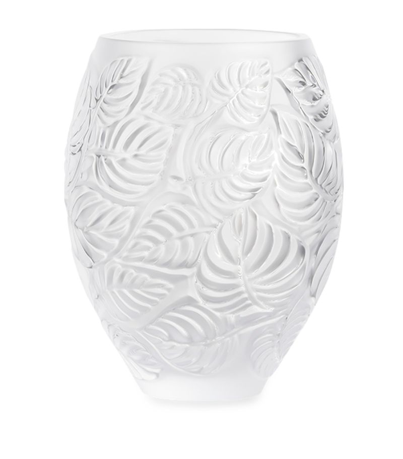 Lalique Lalique Crystal Feuilles Vase (16.5Cm)