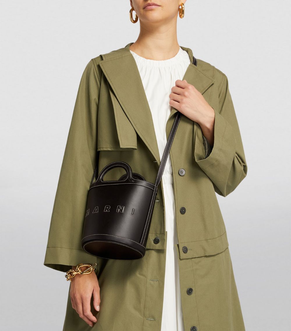 Marni Marni Mini Leather Bucket Bag