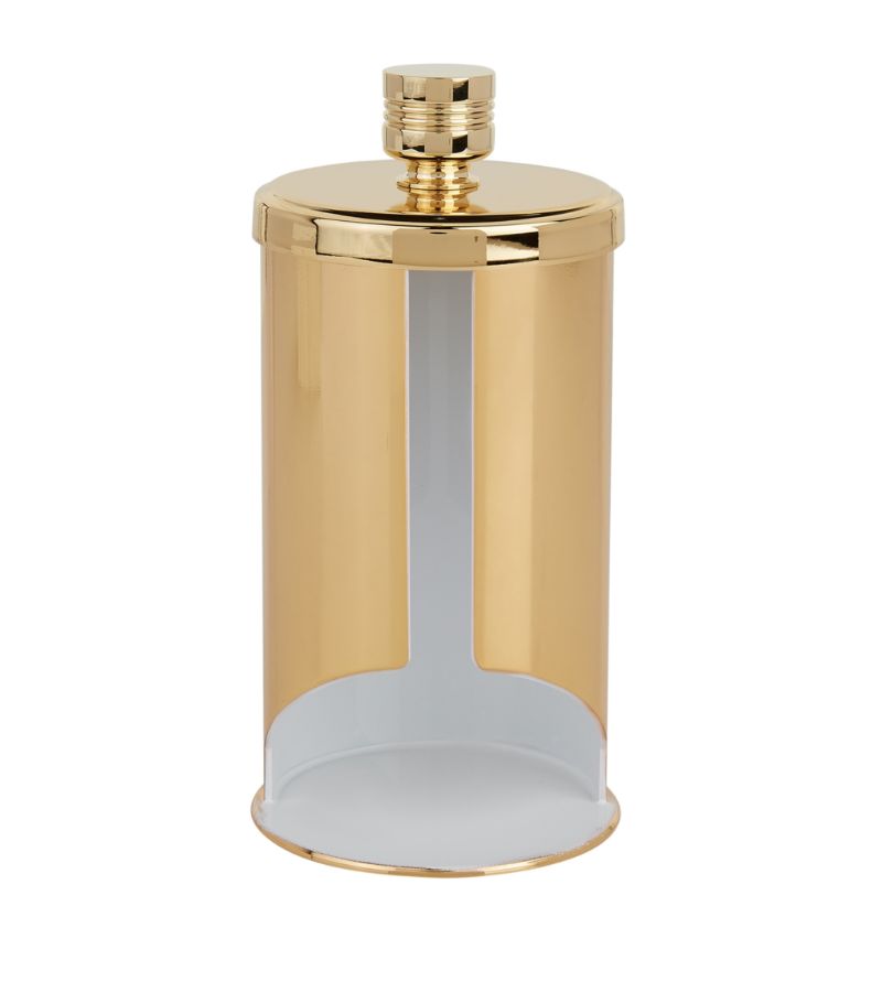 Zodiac Zodiac Cylinder Gold-Plated Cotton Pad Dispenser
