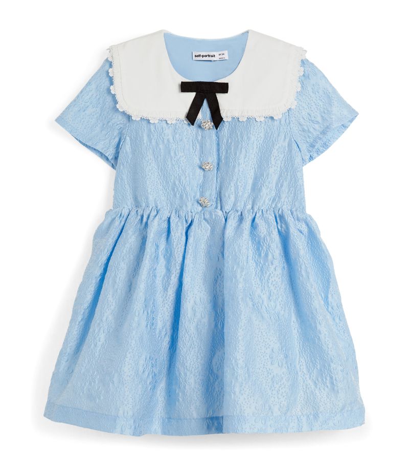 Self-Portrait Kids Self-Portrait Kids Collared Short-Sleeve Dress (3-12 Years)