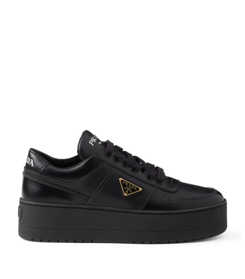 Prada Prada Leather Downtown Bold Sneakers 50