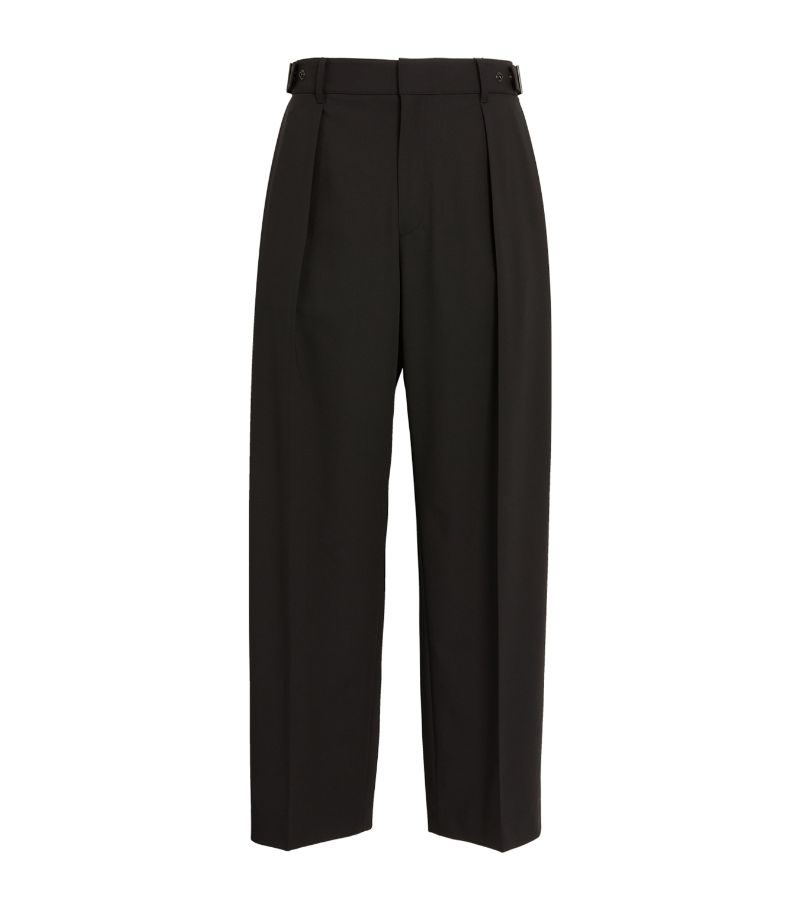 Juun.J Juun.J Wool-Blend Wide-Leg Trousers