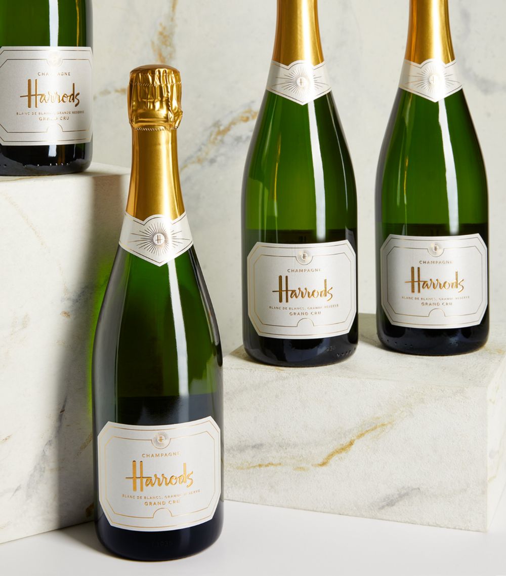 Harrods Harrods Blanc De Blancs Grand Cru Champagne Non-Vintage Case (12 Bottles) - Champagne, France
