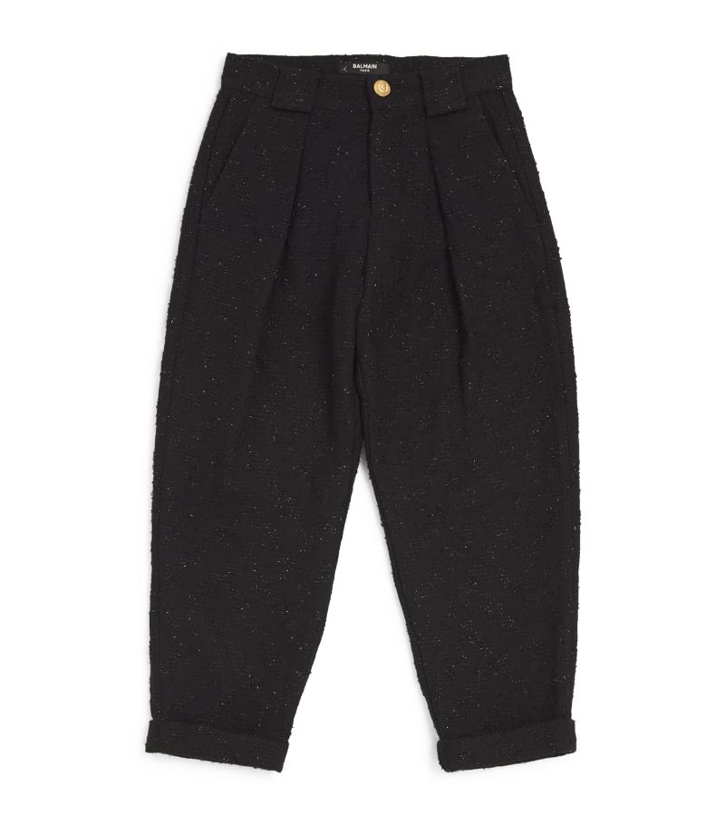 Balmain Balmain Kids Metallic Tailored Trousers (4-14 Years)