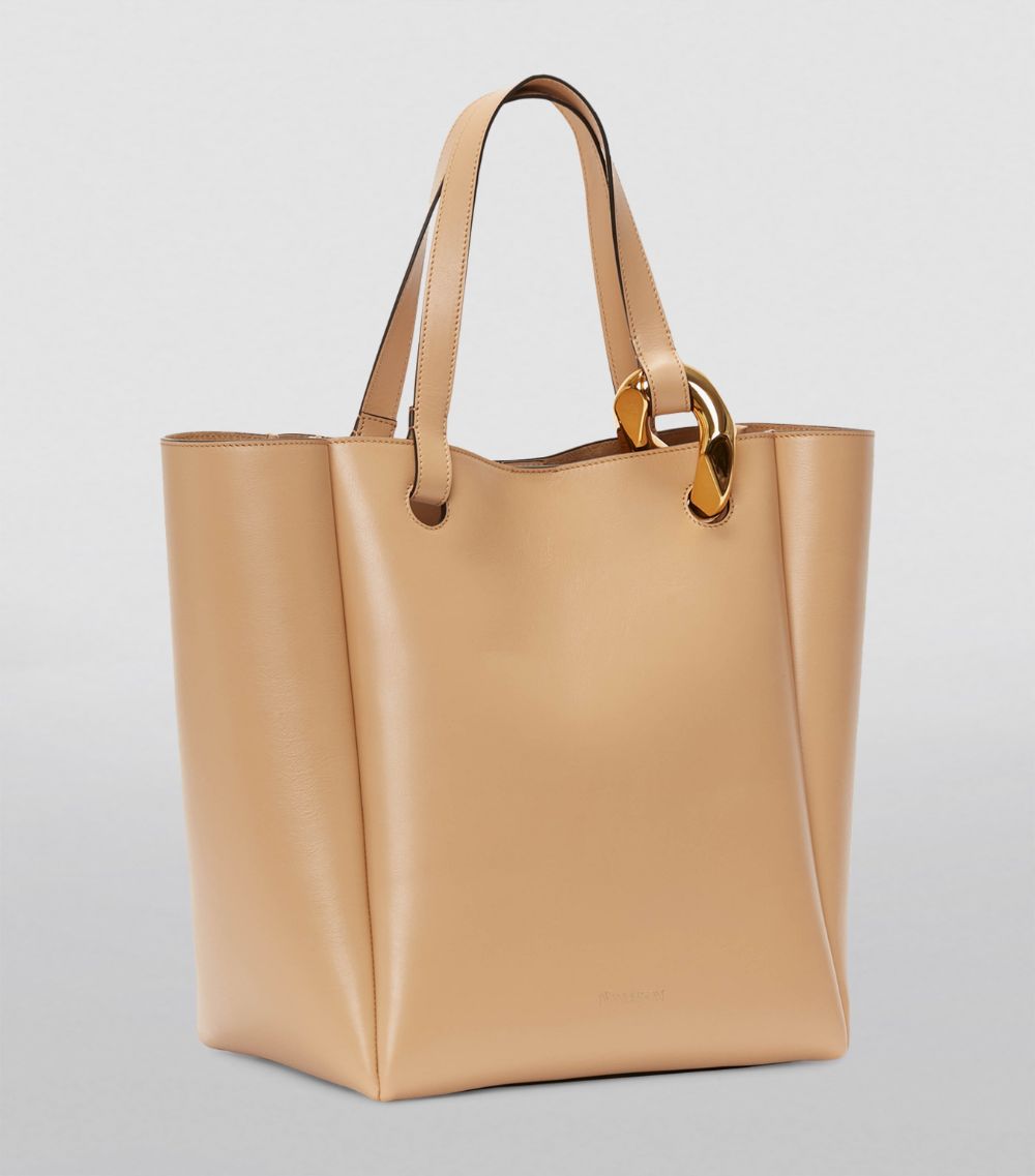 Jw Anderson JW Anderson Leather Chain Tote Bag