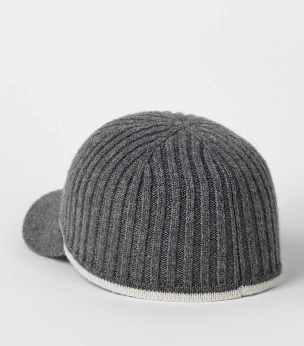 Brunello Cucinelli Brunello Cucinelli Virgin Wool-Blend Knitted Cap