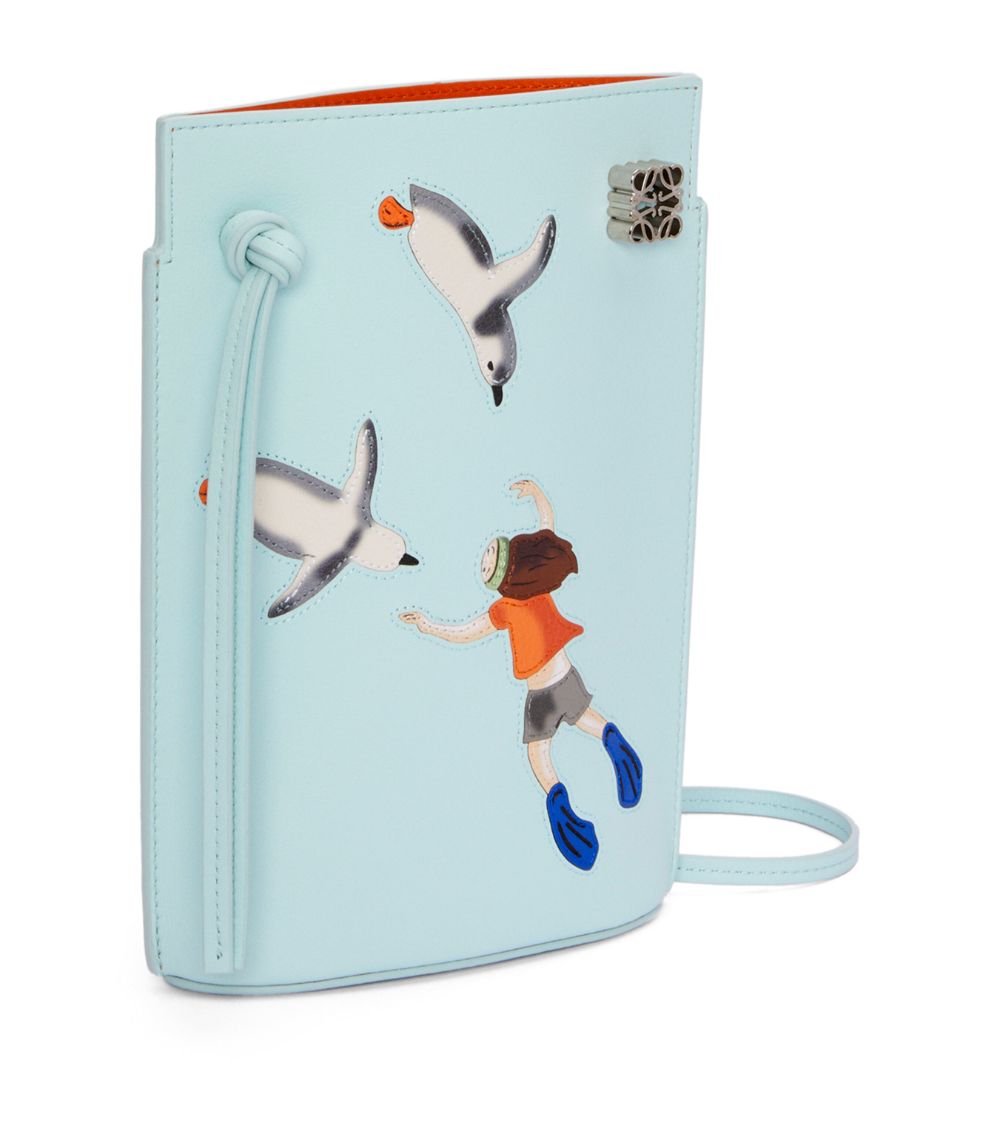 Loewe LOEWE x Suna Fujita Small Dice Pocket Penguin Cross-Body Bag