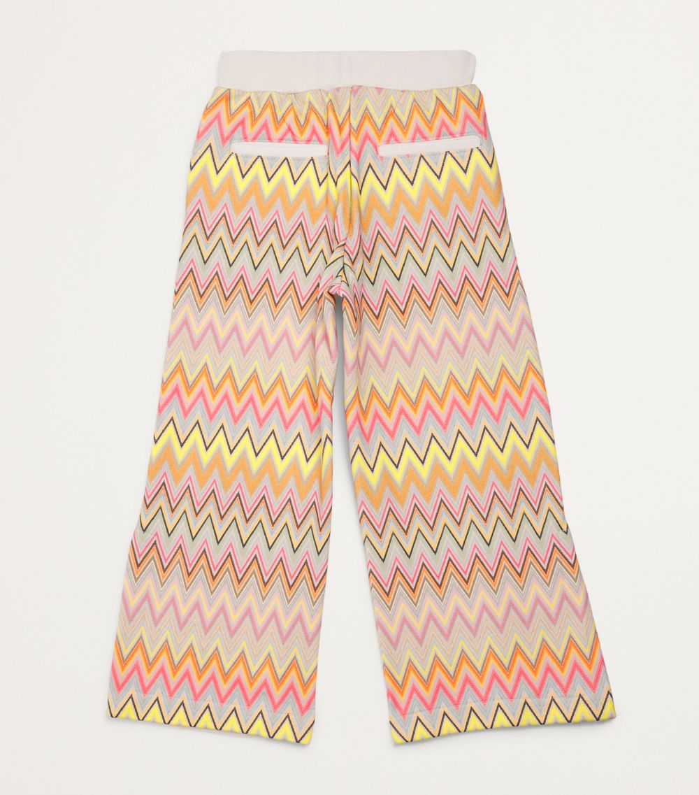 Missoni Kids Missoni Kids Cotton Zizgag-Trim Sweatpants (12-14 Years)