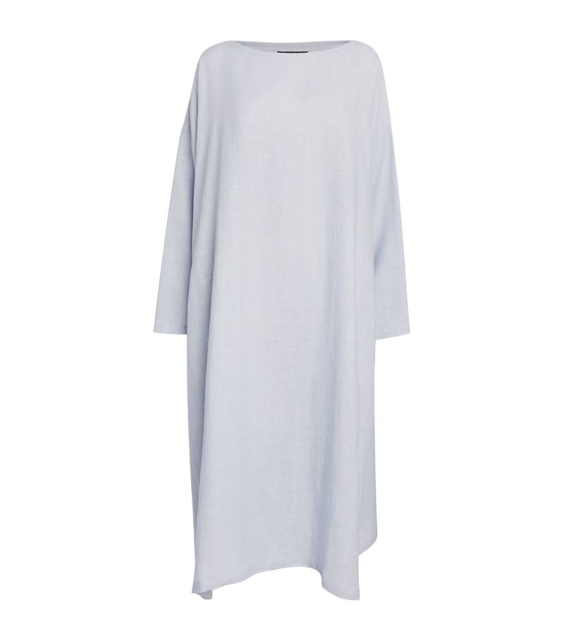 Eskandar Eskandar Linen A-Line Scoop-Neck Dress