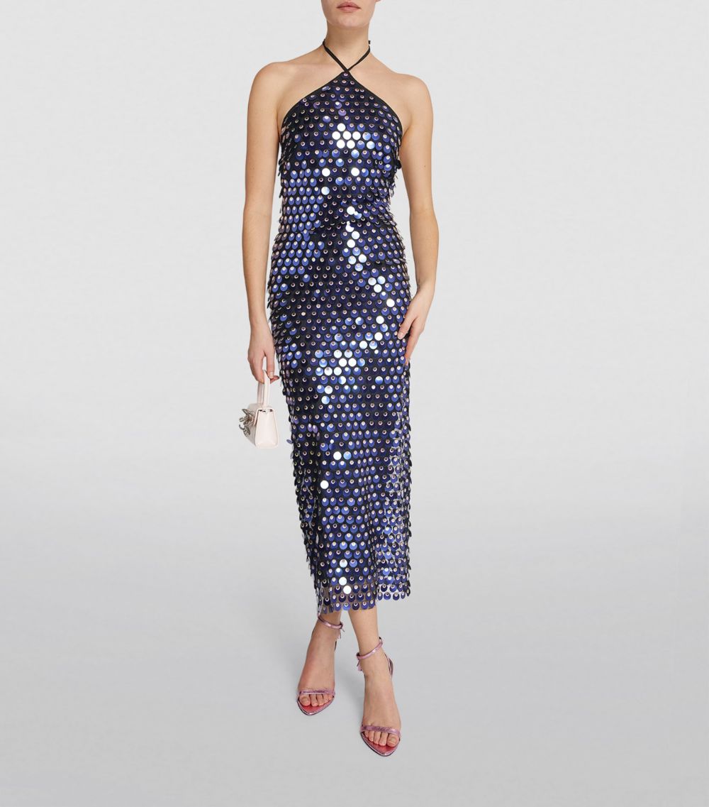  The New Arrivals Ilkyaz Ozel Sequinned Blânca Maxi Dress