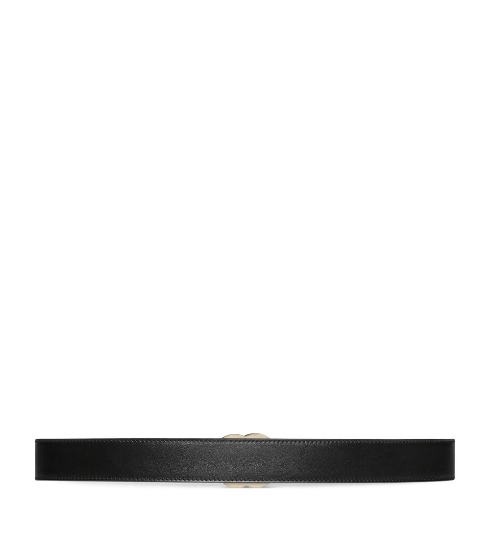 Gucci Gucci Leather Gg Marmont Thin Belt