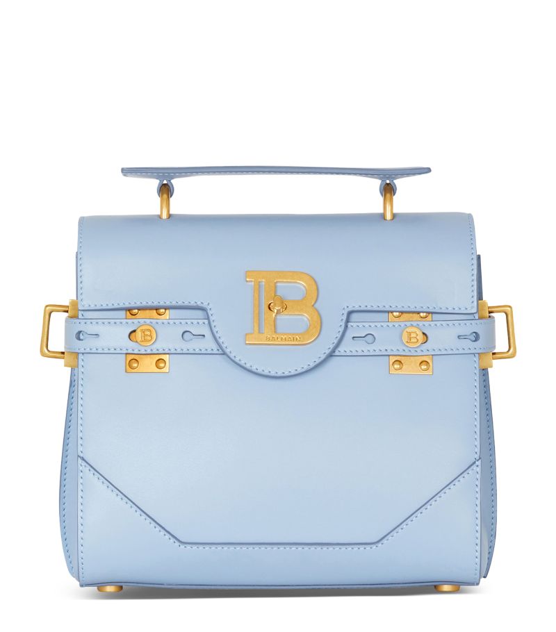 Balmain Balmain Leather B-Buzz 23 Top-Handle Bag