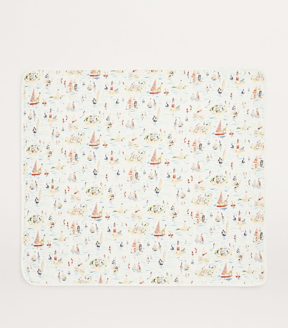 Ralph Lauren Kids Ralph Lauren Kids Cotton Nautical Print Blanket