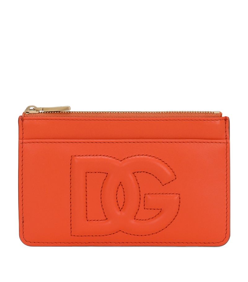 Dolce & Gabbana Dolce & Gabbana Leather Zip Card Holder