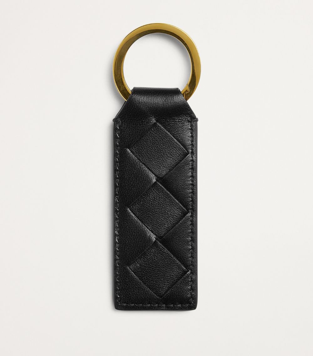 Bottega Veneta Bottega Veneta Leather Tab Keyring